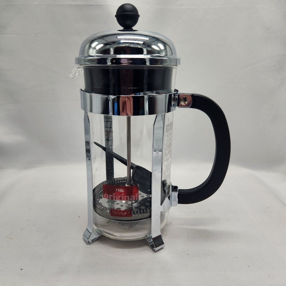 BODUM Chambord French Press 8 CUP‎ Chrome Coffee Maker